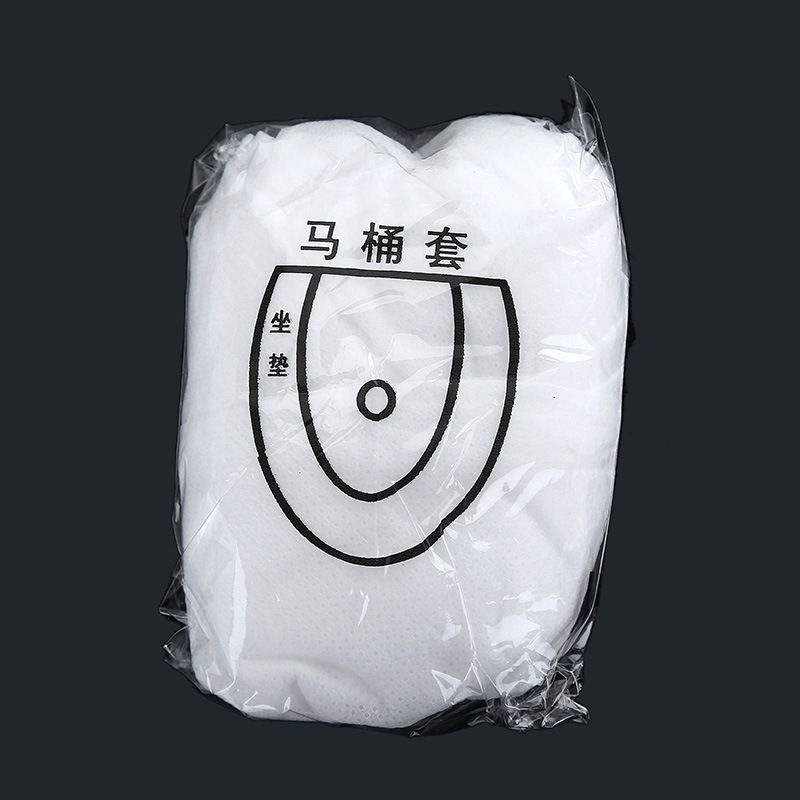 10 stk engangs ikke-vevd stoffmasse toalett setetrekk reise hotell biologisk nedbrytbart sanitær sikker leie til gravide kvinner bruk