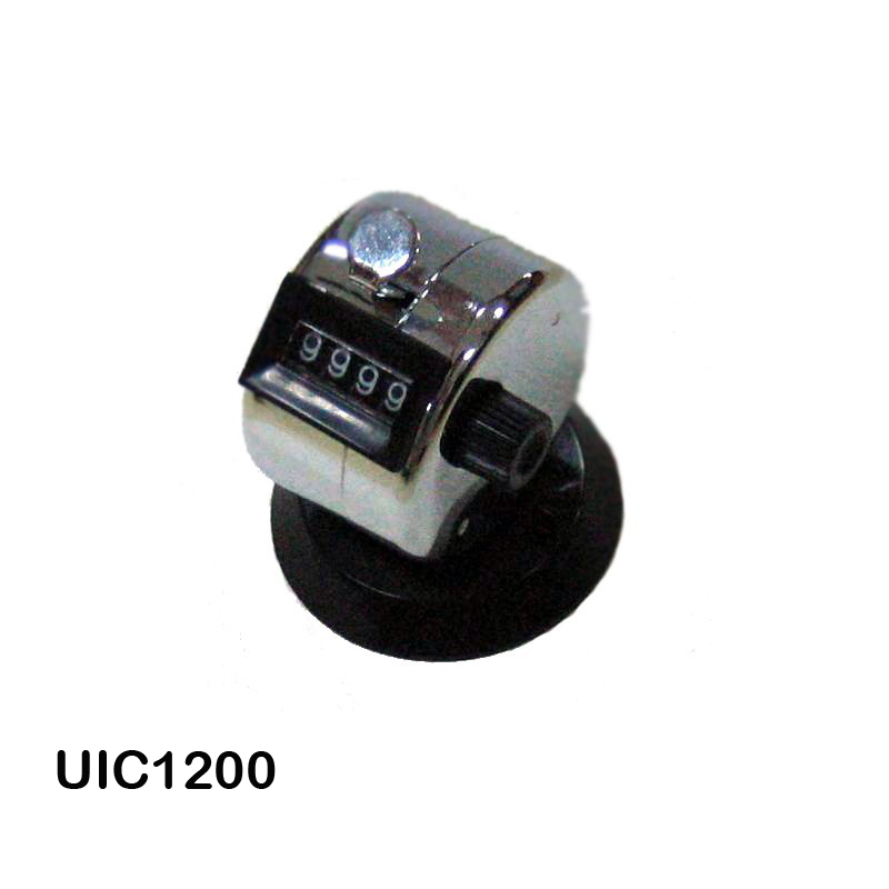 卸売/小売 UNIWISE UIC-1200 機械式鋼タリーカウンタハンドヘルド 4 桁 0000-9999 プラスチックワインダー & プラスチックベース