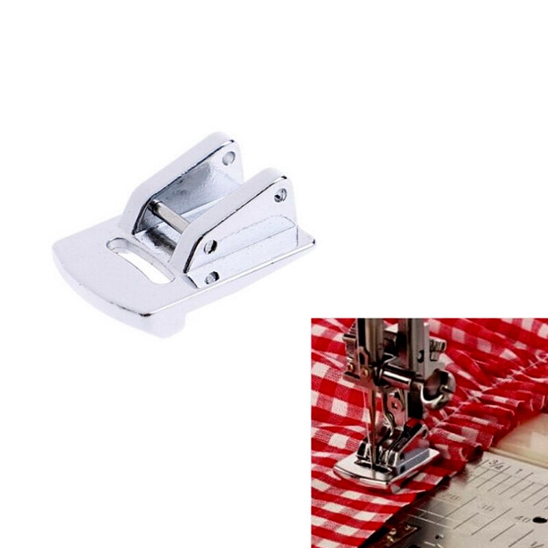 1Pcs Rolled Hem Curling Presser Foot For Sewing Machine Singer Janome Sewing Accessories: 5