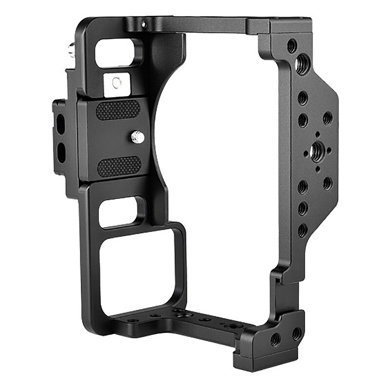 Suporte de fotografia câmera dslr coelho gaiola para nikon z7 z6 série liga alumínio gaiola handheld estabilizador preto