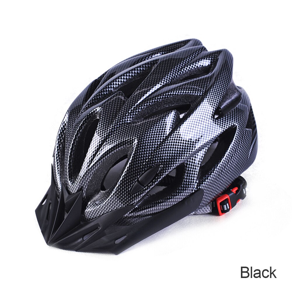 Casco ligero de motocicleta para hombre y mujer, protector de seguridad para bicicleta de carretera, MTB,: Negro