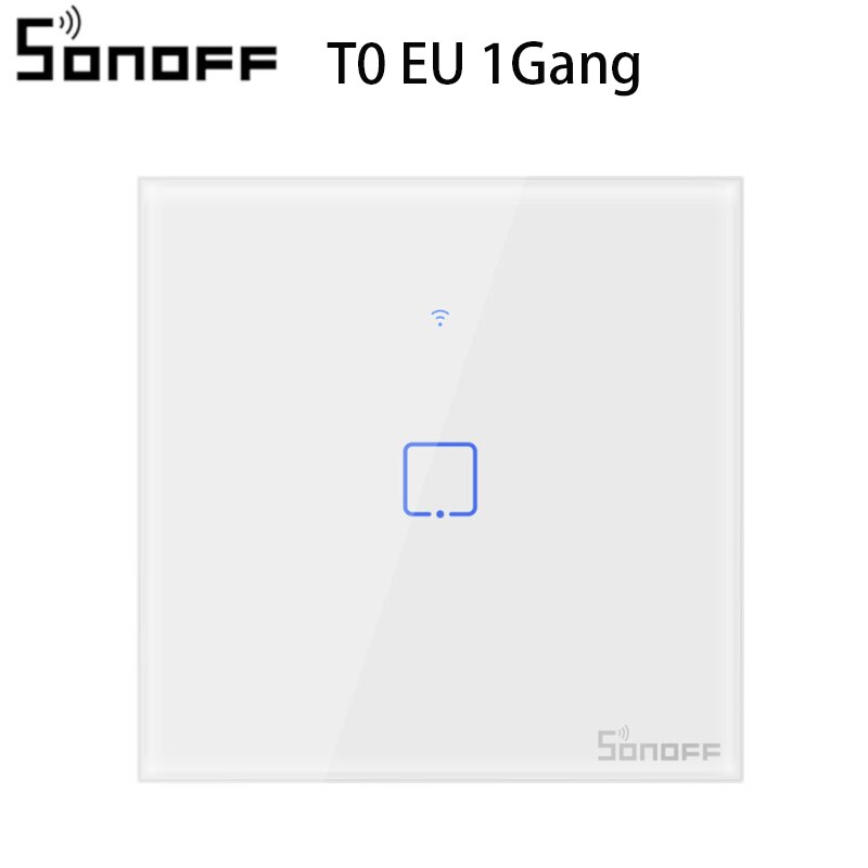 SONOFF T0 TX Clever WiFi Clever Schalter mit 1/2/3 Gang Drahtlose Wifi Schalter für Alexa Google Heimat Clever Heimat Clever Heimat EU & UK & uns: EU 1Gang