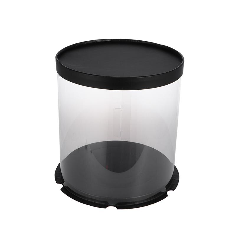 Plastic Cake Box Round Cake Packaging Boxes Transparent Organizer for Home Dessert Shop (Double-layer) (10inch/8inch/6inch): 6inch