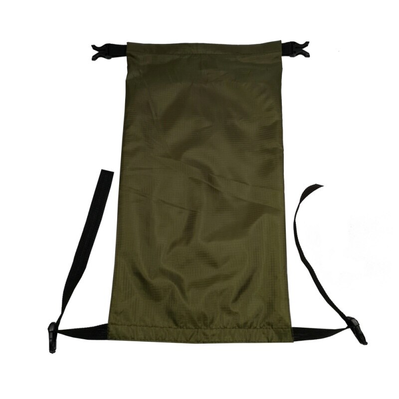 3 size Outdoor Waterdichte Zwemmen Tas Emmer Dry Sack Opbergtas Rafting Sport Compressie Reizen Waterdichte Tas: Army green 11L