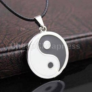 Acht Diagramme Schwarz Und Weiß Yin Yang Anhänger Für Paare Liebhaber Halsketten Besten Freunde Freundschaft Unisex Schmuck