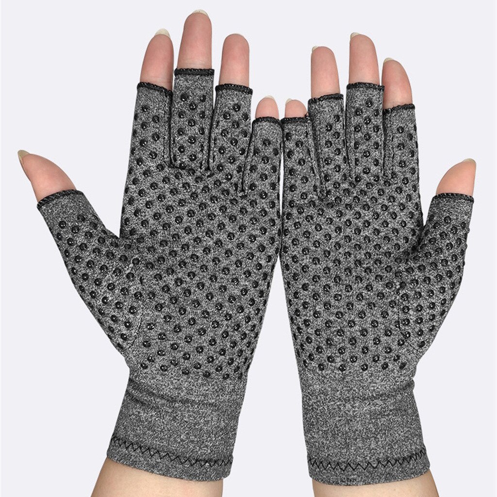 30# Arthritis Gloves Men Women Rheumatoid Compression Hand Glove For Magnetic Anti-arthritis Health Compression Therapy Gloves: L