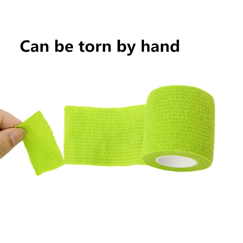 1 Roll Nonwoven Ademend Hond Samenhangend Verband Kat Hond Elastische Medische Bandage Ehbo WrapTape Voor Pet Gezamenlijke Bescherming