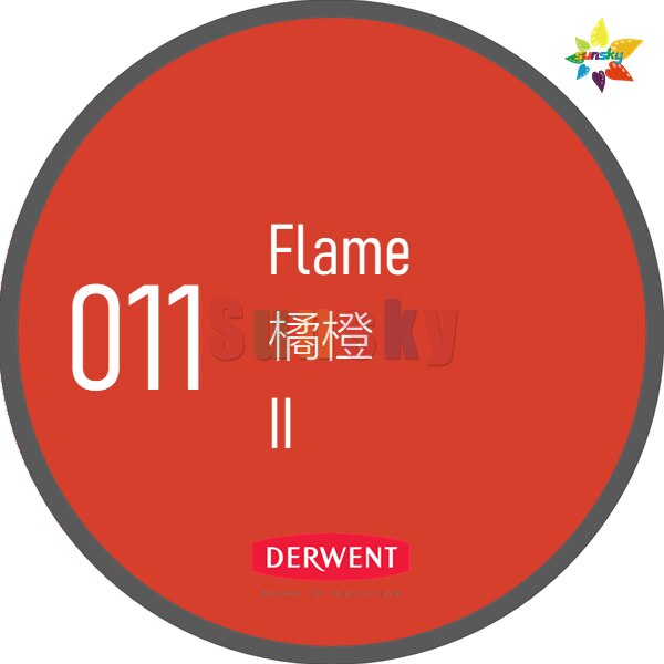 British Original Derwent Lightfast artist high gloss color oily pencil single color drawing pencils lapis de cor Art supplies: Auburn