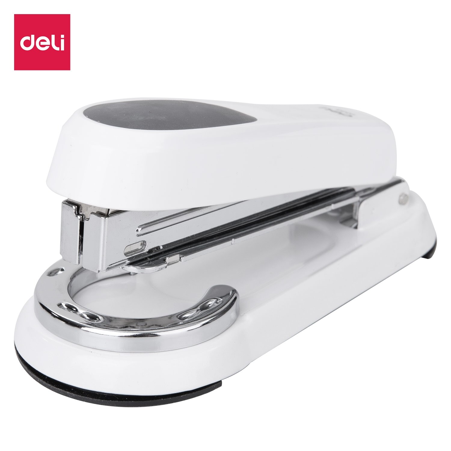 DELI E0333 Swivel Stapler Office Home Use 25sheets Smooth Stapling Rotatable Anvil Stationery