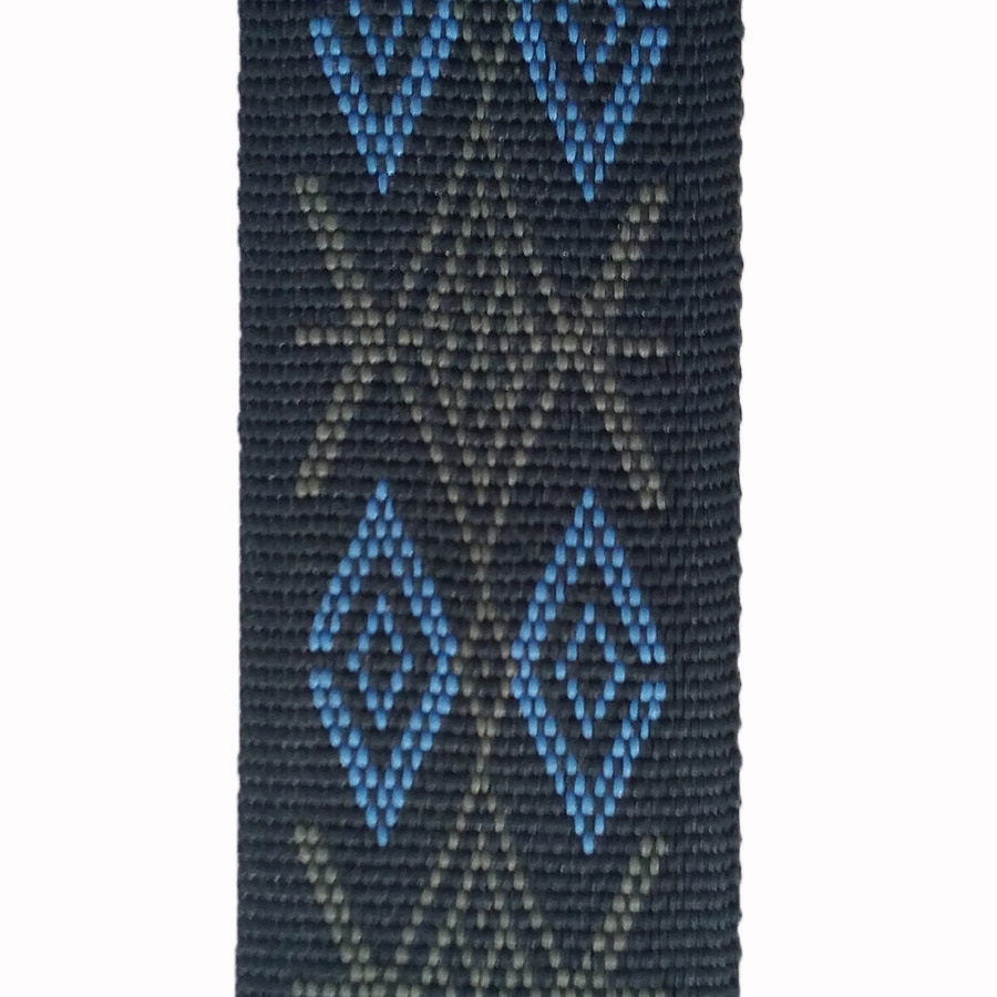 Jacquard bandband polyester band 1 inch 2.5cm 25mm veelkleurig 1.6mm dikte 50 yards