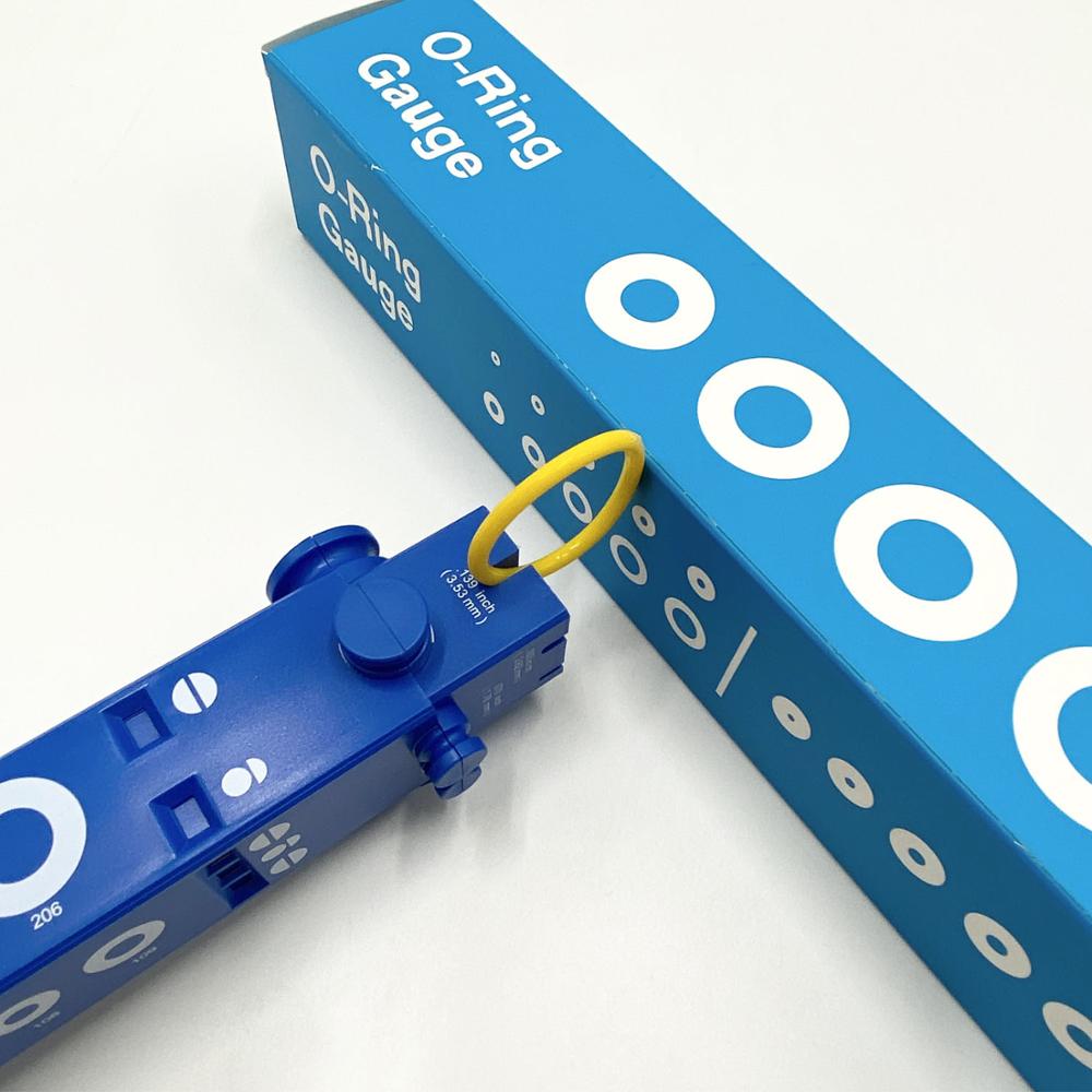 Plastic Blue O-Ring Gauge For AS568 O Ring Measuring Gauge BS1806 AS568 O Ring Gauge Range Imperial Slide Type National O-Ring G