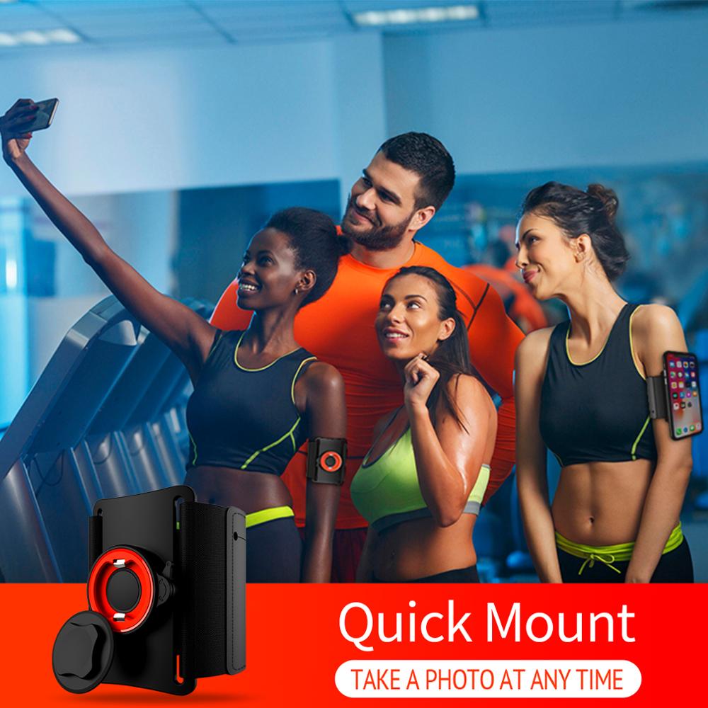 Universal Sports Armband for iPhone 11 X 8 7 Samsung Rotatable Wrist Running Sport Arm Band With Key Holder for 4-6 inch Phone