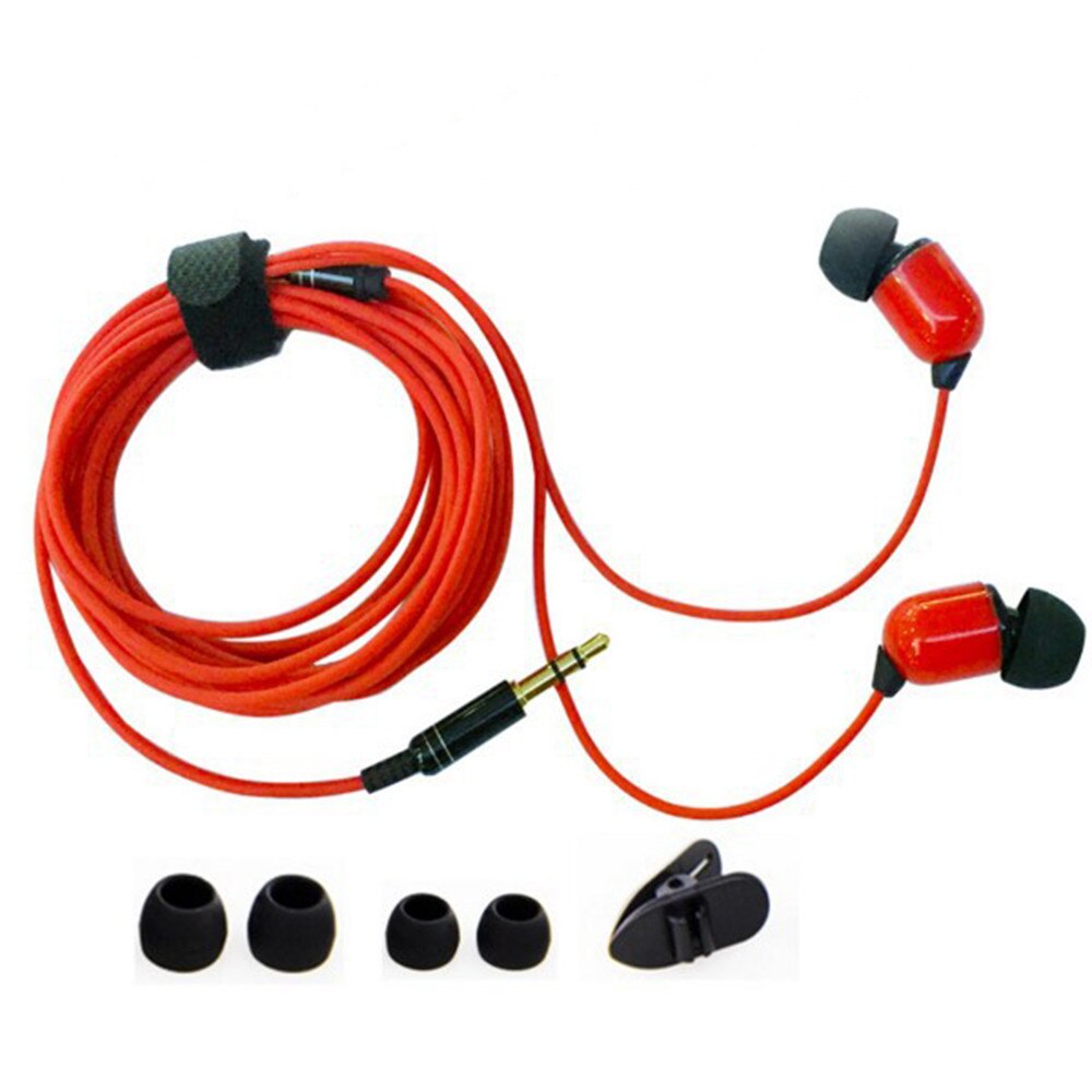 top selling product 3.5MM MP3 Double Bass 3 Meters Long Earphone Wire Headphone For Anchor, karaoke
