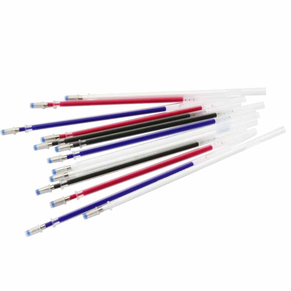 20pcs/Lot Heat Erasable Pen Refill High Temperature Disappearing Fabric Marker Pen For Clothing Leather Mark Sewing Tools: Mixed 20pcs