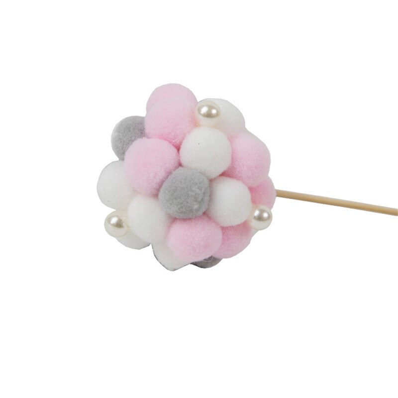 1 sztuk DIY Wykonany ręcznie Macaron pompon kolorowe włosy piłka baner dekoracyjny dekoracja robić pokoju dziecięcego pościel zderzaki dla dziecka akcesoria dla dzieci: A