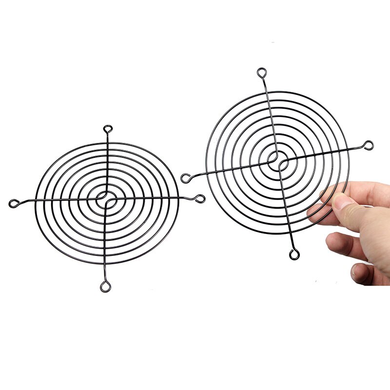 10 Piecces Axiale 120Mm Cpu Cooling Fan Grill Metalen Draad Finger Guards 12Cm 120X120Mm Metalen mesh Fan Grills Bescherming Netto