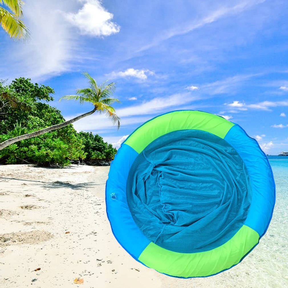 Summer Beach Inflatable Water Hammock Floating Bed Lounge Chair Drifter Swimming Pool Beach Float for Adult