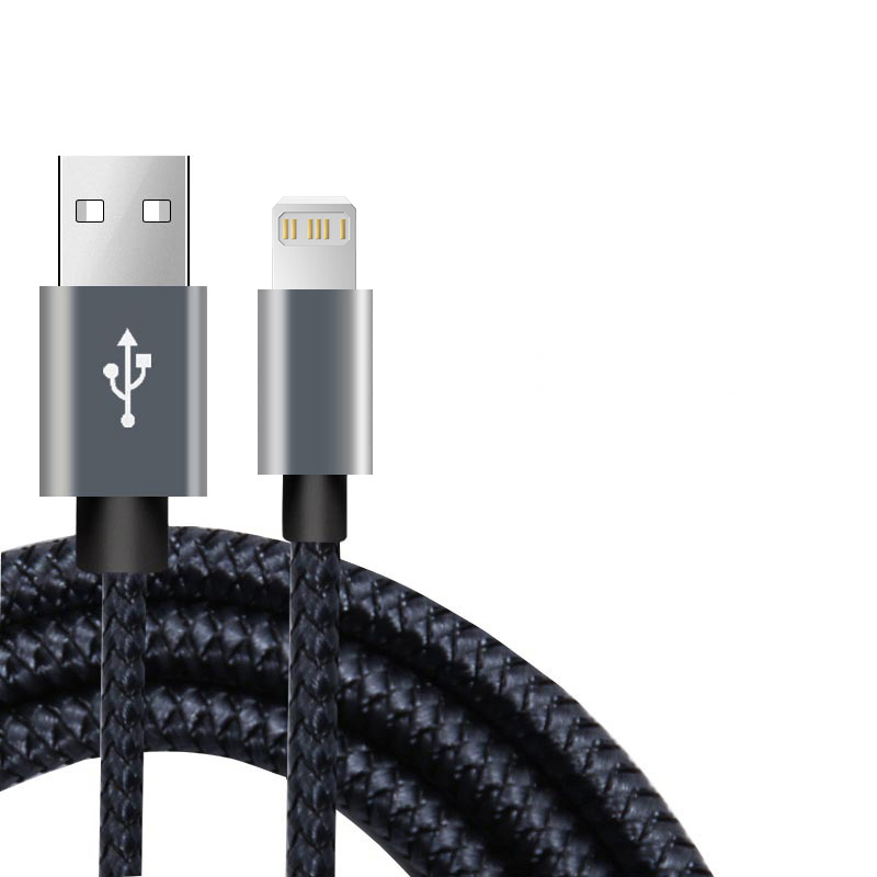 Quick Charge USB Cable For iPhone 14 13 12 11 Pro Max Xs X XR 8 7 6 6s Plus SE 2 Apple iPad Long Wire Data Charger Cord 1m 2m 3m: black / 0.75m