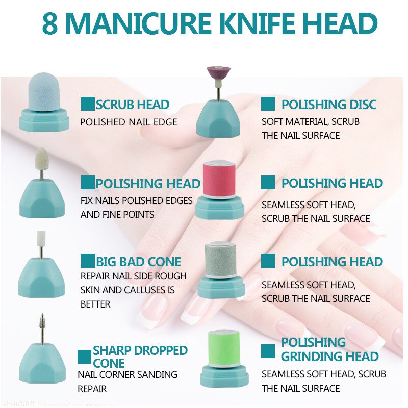 9-in-1 multi-function tool for polishing, manicure... – Vicedeal