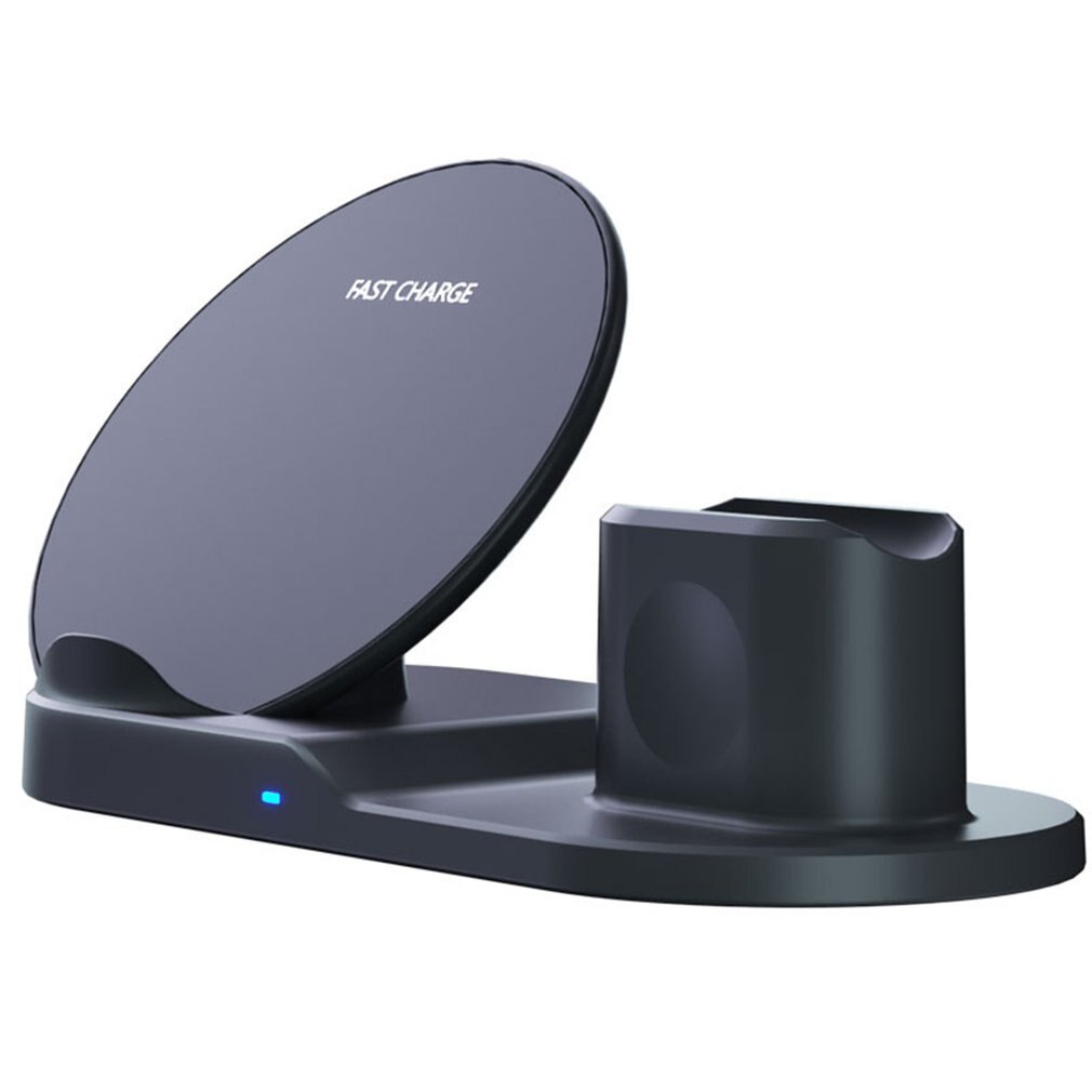 Generisches Drei In Einem Drahtlose Ladegerät Multi-funktion Handy Schnelle Lade Bequeme Drahtlose Ladegerät: black