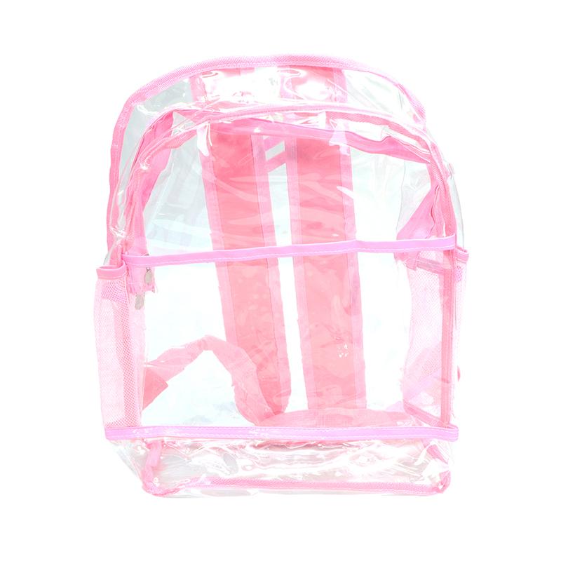 PVC Backpack Transparent Shoulder Bag Satchel Book Bag Travel Backpack for Kids Girls Boys