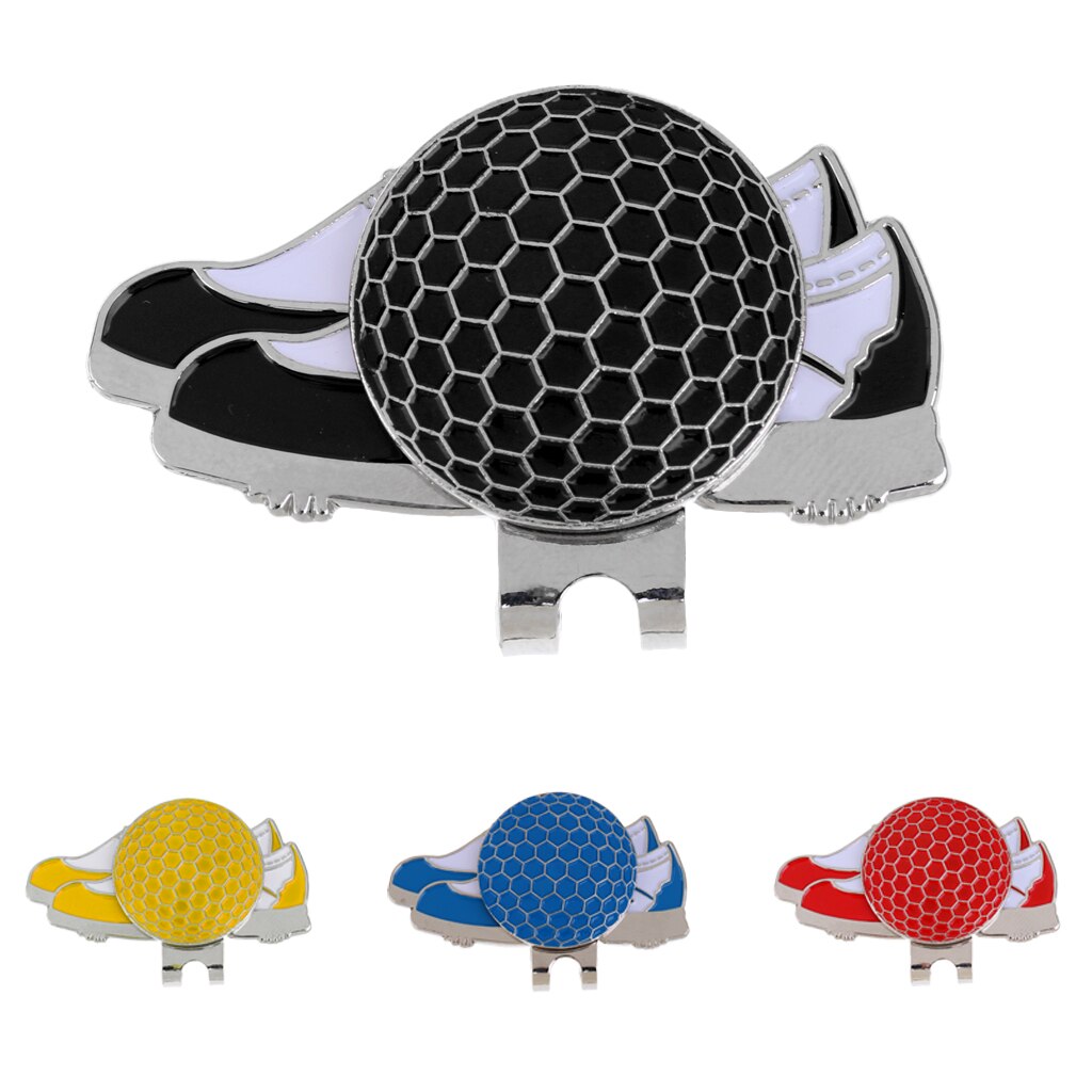 Portable Stainless Steel Shoe Golf Hat Clip And Ball Marker