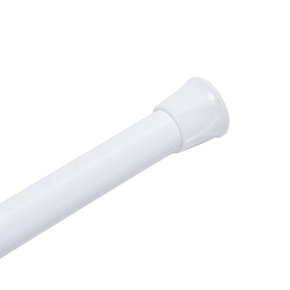 Spring Loaded Extendable Telescopic Net Voile Tension Curtain Rail Pole Rod Rods White Length: About 55-90 Cm