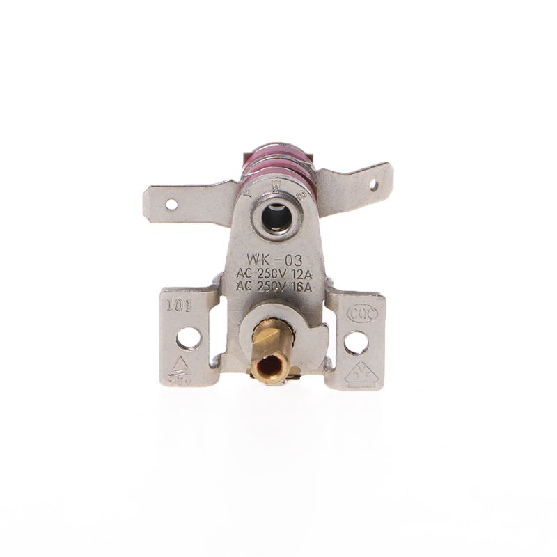 AC 250V 16A Adjustable 90 Celsius Temperature Switch Bimetallic Heating Thermostat KDT-200