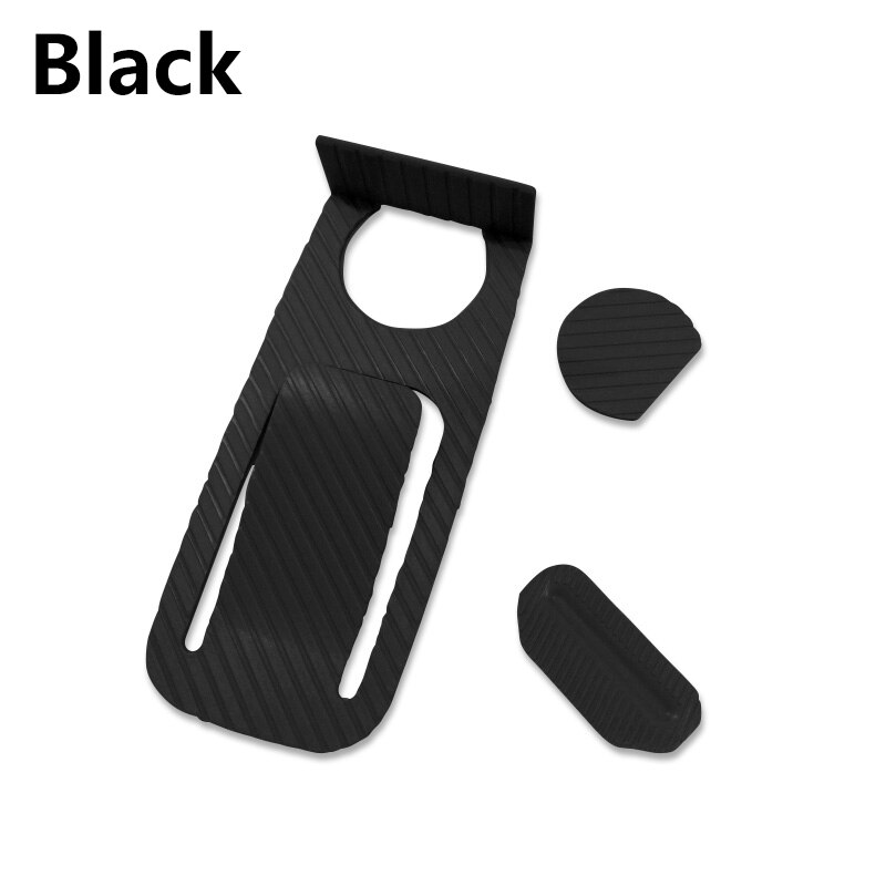 1Pcs Lente Innovatieve Deurstopper Goed Houdt Uw Deur Open Deur Wedge Houder Multifunctionele Deurstopper Veiligheid protector: Black