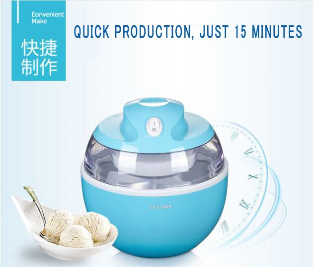 220V Household Ice Cream Maker Ice Cream Machine Portable Ice Maker Available Easy Operation
