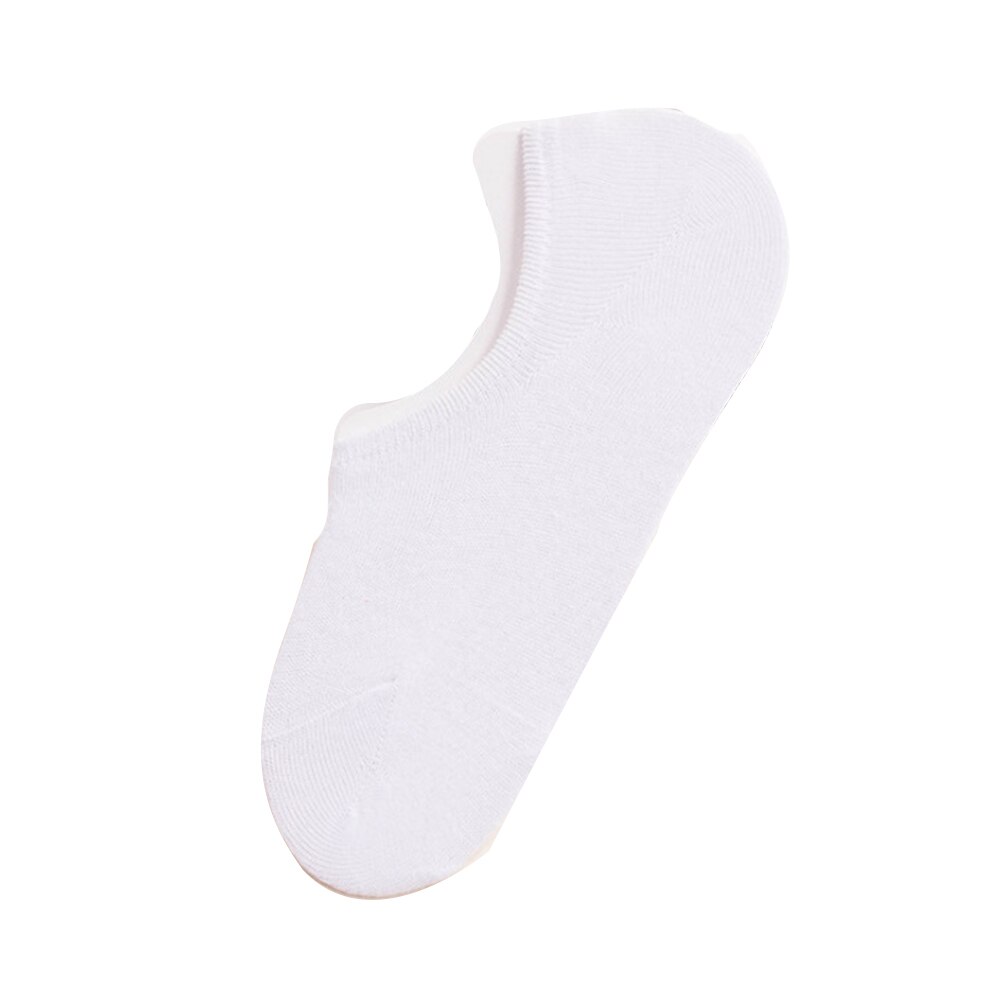 10 /5 /1 par sommer forår low cut ankel herrestrømper åndbare solid mesh mandlige bådstrømper sorte hvide grå sportsokker: Hvid stil 3 / 5 par
