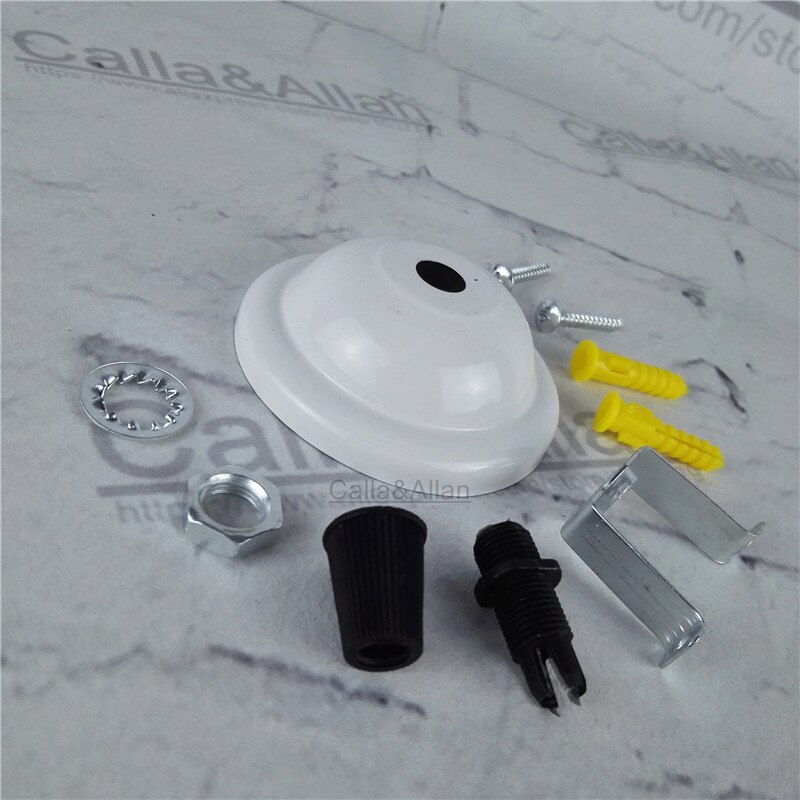 2/4/10pcs/set DIY parts Edison light pendant lamp Part of the ceiling plate D68mm small iron canopy DIY pendant ceiling mount