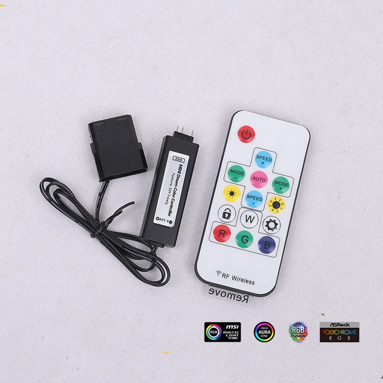 Symphony AURA graphics card bracket RGB belief lamp graphics card fixed support bracket companion computer light pollution decor: Controller