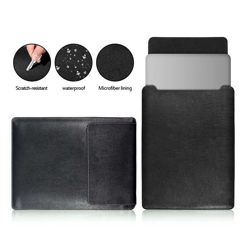 Laptop Tas 13 Inch Pu Waterdichte Draagbare Universele Voeringzak Vier Stuk Pak Voor Air/Pro/Retina Pro