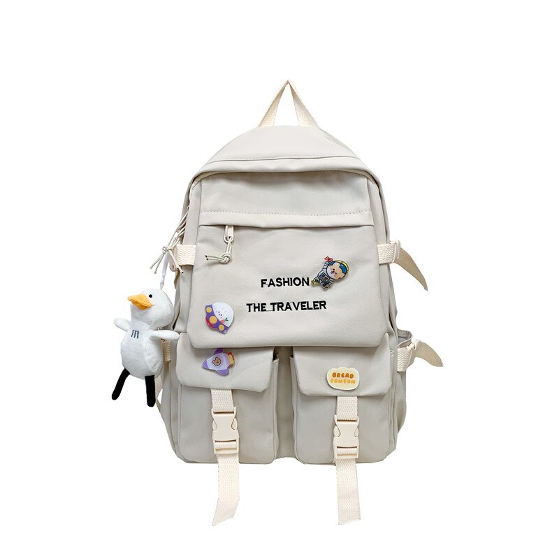 Moda wodoodporne kobiety plecaki nylonowa płócienna torba na ramię kobieta Bagpack duże tornistry szkolne dla nastolatka