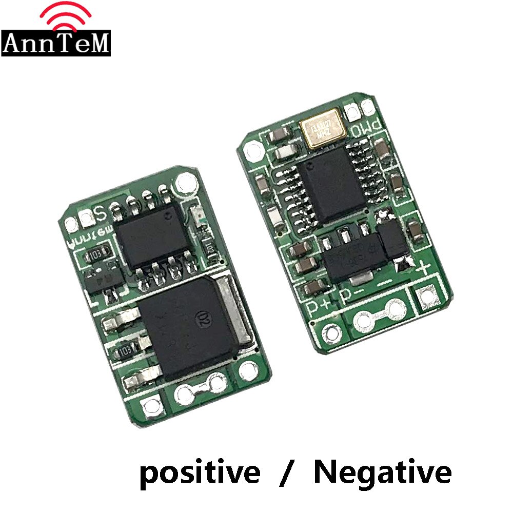 Anntem dc3.5V7v 9 v 12 v RF télécommande sans fil 433 mhz Lithium batterie prise de courant on/off Mini petit commutateur Module contrôleur