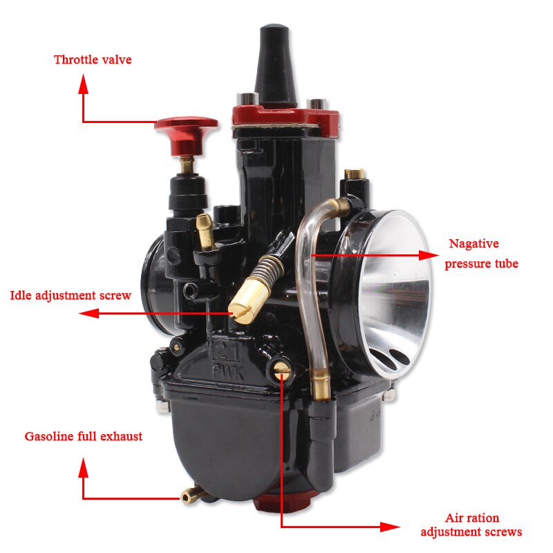 Universal motorcykel mikuni 21 24 26 28 30 32 34mm förgasare delar skotrar med power jet pwk förgasare smuts pit bike atv