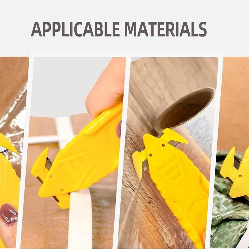 10/5/3/1Pc Safety Box Cutter Utility Mes Dubbelzijdig Mes Kartonnen Pakket Tape House Office Security Mes Tools