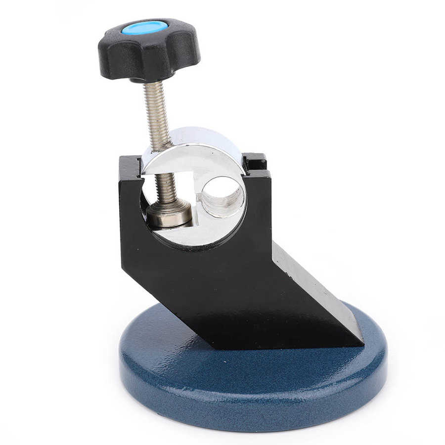 Precision micrometer support bracket adjustable cast iron 0-100 mm micrometer support bracket Round base for external thread