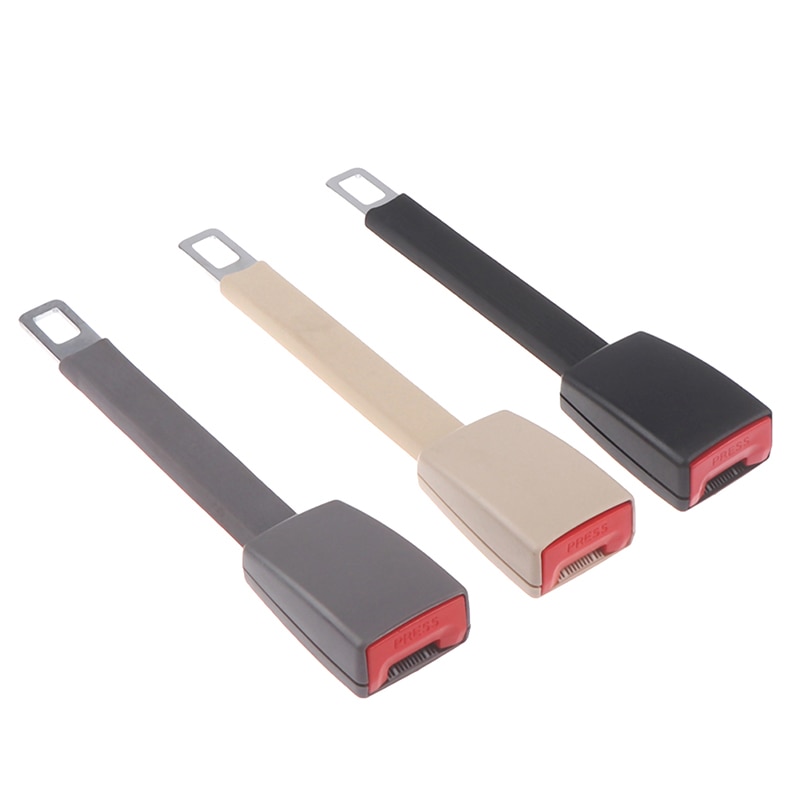 1pc 11 "universal bilbälte förlängare lock säkerhetsbälte förlängning plug spänne säkerhetsbälte clip auto bil interiör tillbehör