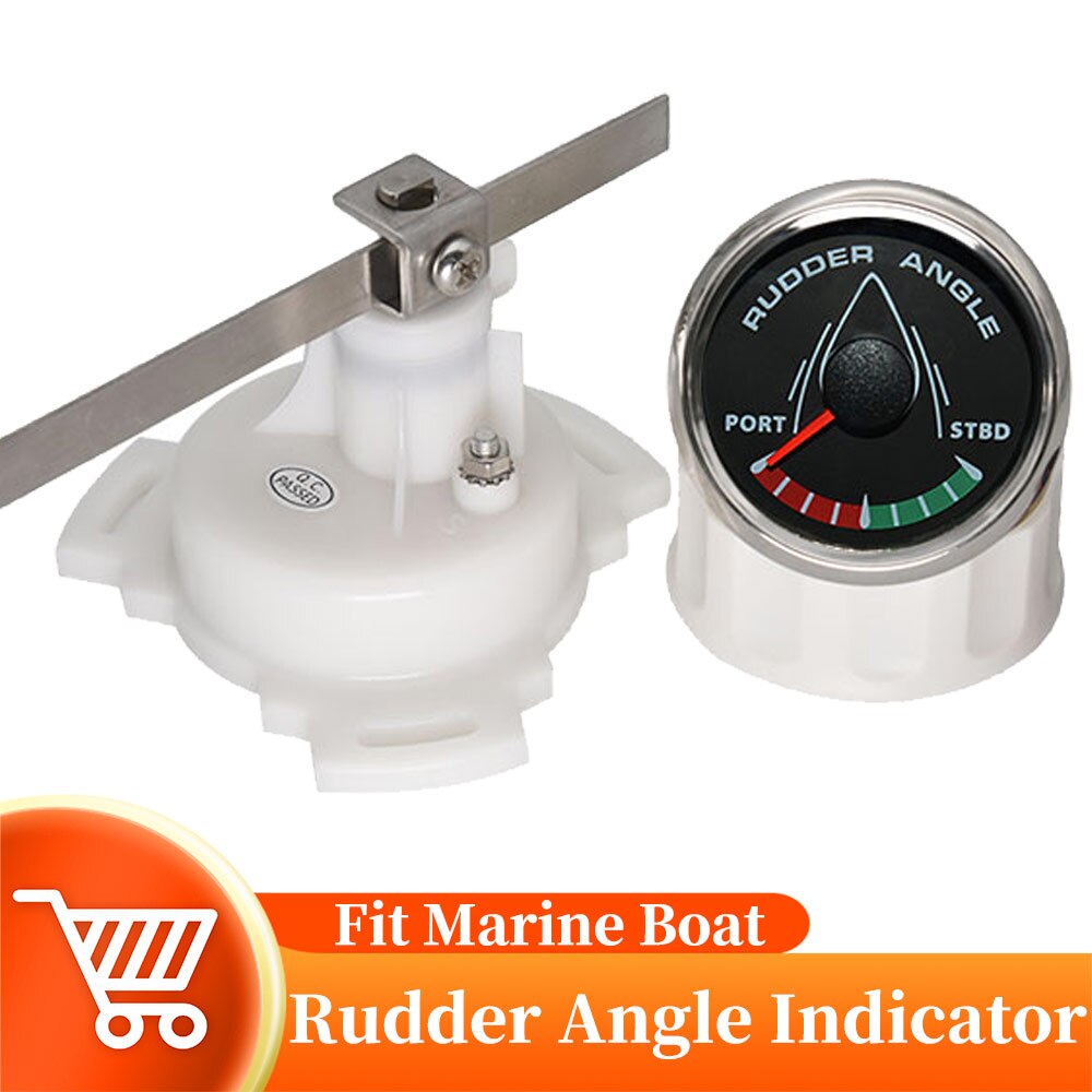 12V/24V Rudder Angle Sensor Stainless Steel fit Marine Boat Rudder Angle Indicator Gauge Fit Boat Marine Rudder Angle Indicator