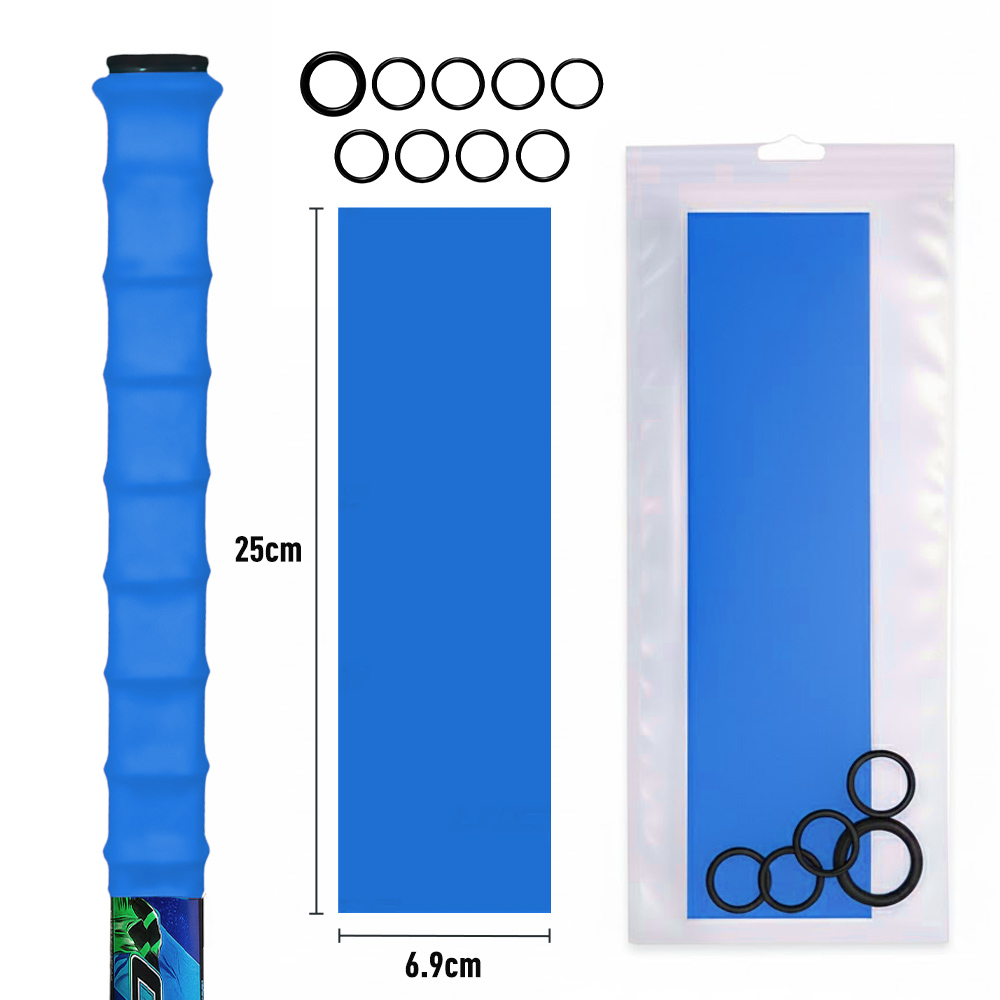 Cinta de Agarre para Palo de Hockey Hielo - Manguito Termorretráctil 6x25cm: Azul