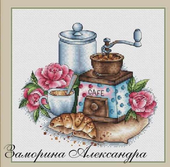 t-MM RS cotton self-matching cross stitch Cross stitch RS cotton comes with no prints No prints Coffee cup styles: Multi