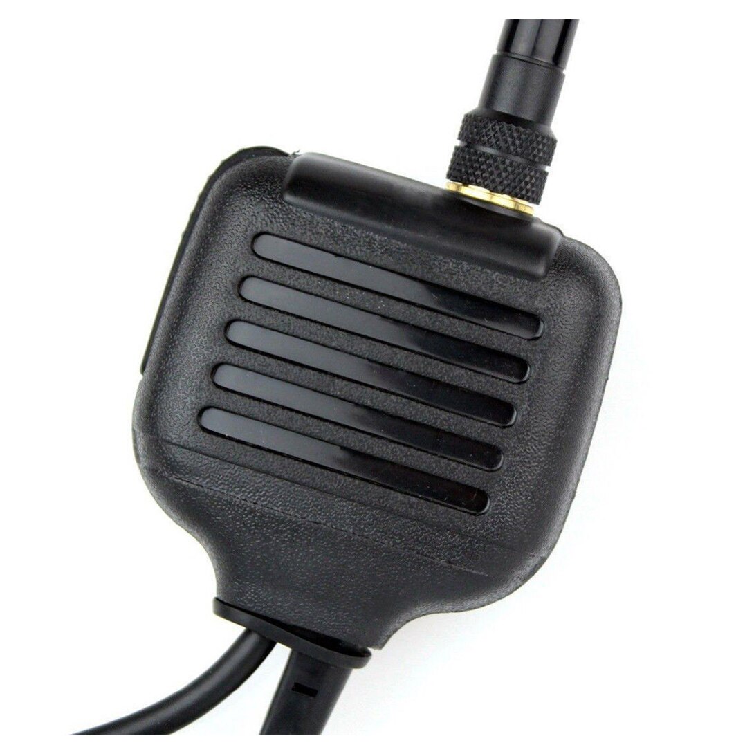 UHF VHF Two Way Radio Speaker Microphone with SMA connector antenna, radio speakers, portable radio speakers