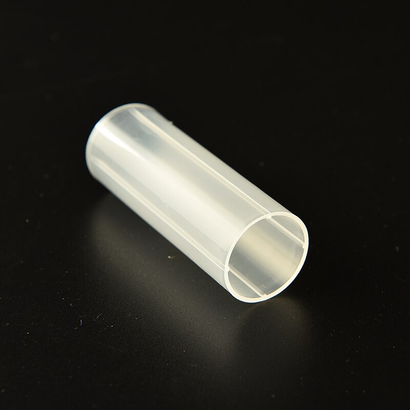 2 stuks plastic 18650 batterijbuisjes voor zaklamp, zaklamp, lamp, licht, wit, 6 cm batterijhouder, opbergdoos