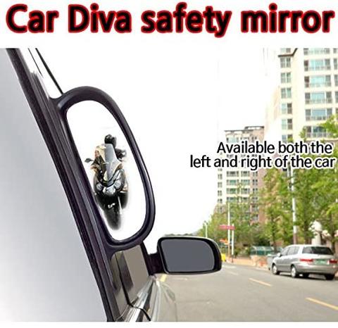 Espejo retrovisor Sa fety para coche, cristal de alta definición para evitar accidentes de tráfico