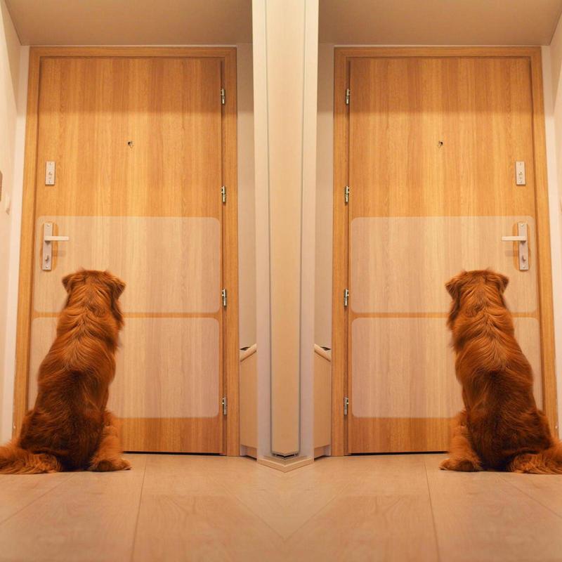 Anti Dog Scratch Door Protector Claw Guard Transparent Door Frame Protector Self Adhesive Scratch Furniture accessory