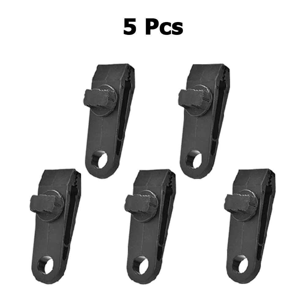 Tarp Clips Heavy Duty Lock Grip Tarp Clamps Awning Cord Clip Pool Tent Fasteners Heavy Duty Clips Holder Gust Guard Cover Clamp: 5Pcs