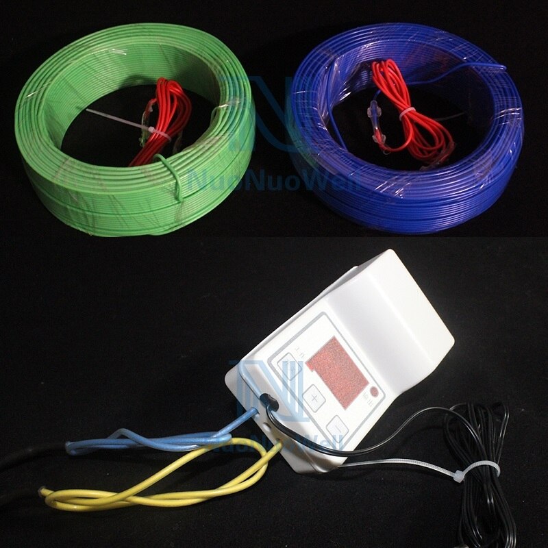 220V 1.5KW Intelligente Temperatuurregelaar + Bodem Verwarming Draad Landbouw Tuin Kas Succulenten Warm Houden Ras Set