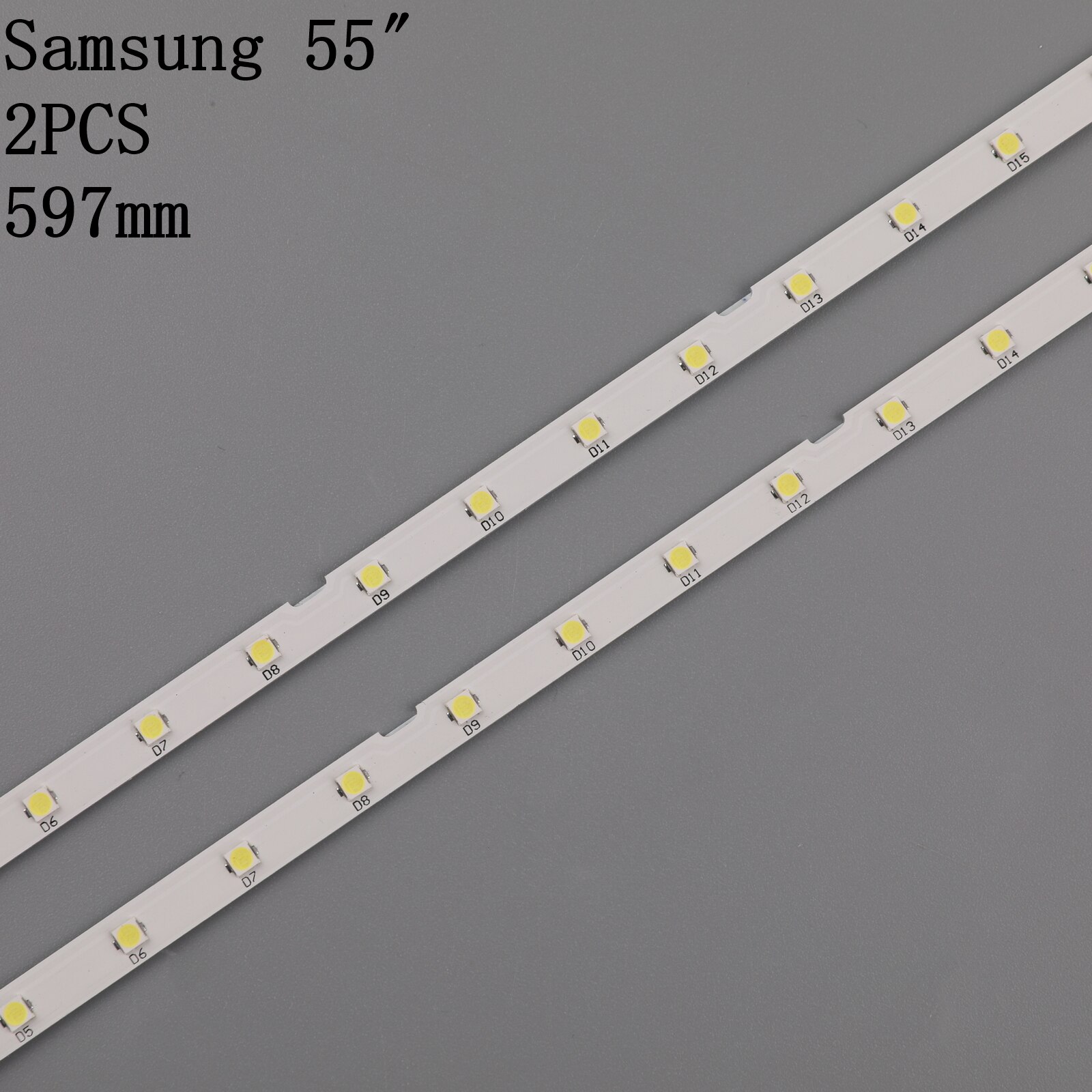 Led baggrundsbelysning strip 40 led til samsung 55 "tv  un55 nu 7300f ue55 nu 7105 aot _55_ nu 7300_ nu 7100 55 nu 710c bn96-45913a bn61-15485a